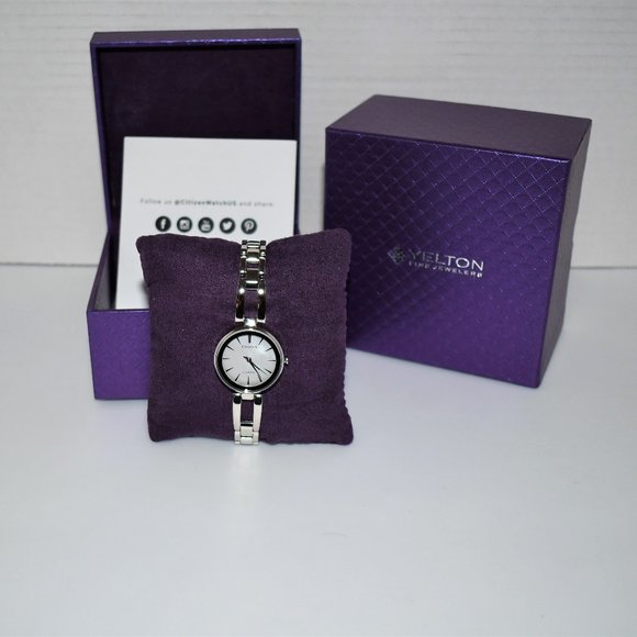 Citizen Eco-Drive Modern Eco Axiom Ladies Stainless Steel #E031 NIB Eco-Drive main image 5